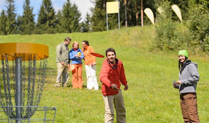 Frisbee Gruppenevent