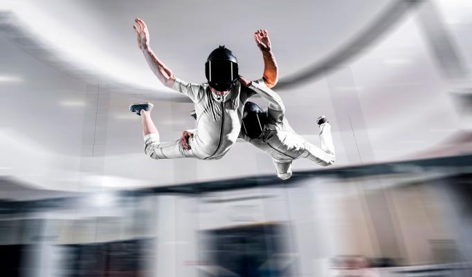 Indoor Skydiving Spaß